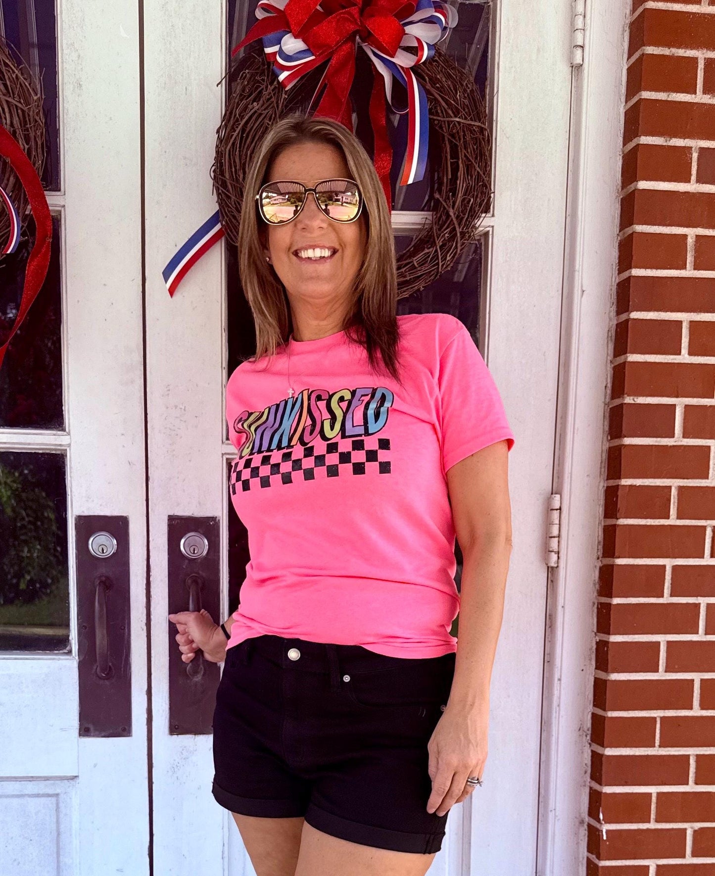 Neon Sun-Kissed T-Shirt | Bright Summer Graphic Tee | Soft Comfort Colors Shirt | Retro Summer Vibes
