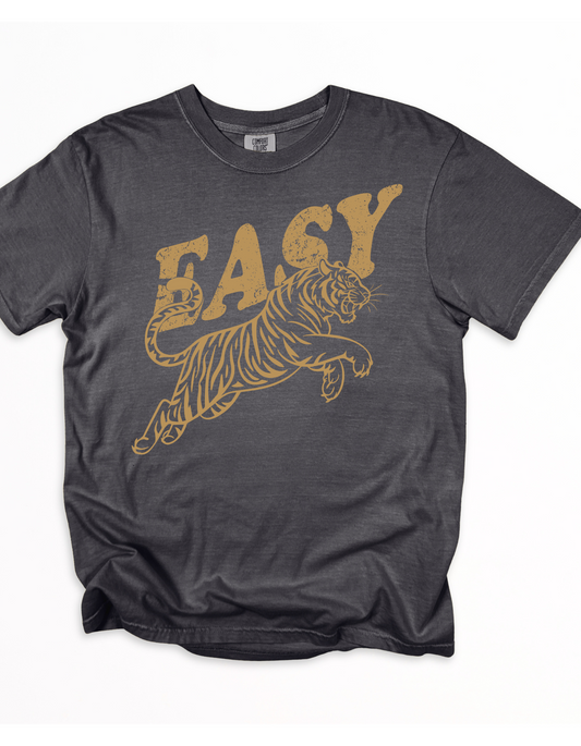 Easy Tiger T-Shirt on Vintage Comfort Colors Tee