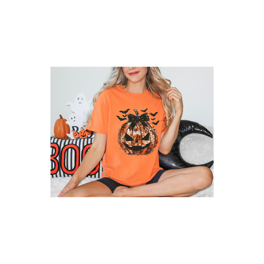 Halloween Pumpkin T-Shirt | Cute Fall Pumpkin Face Tee | Spooky Season Graphic Shirt | Jack-o’-Lantern Halloween Top | Trick or Treat Shirt
