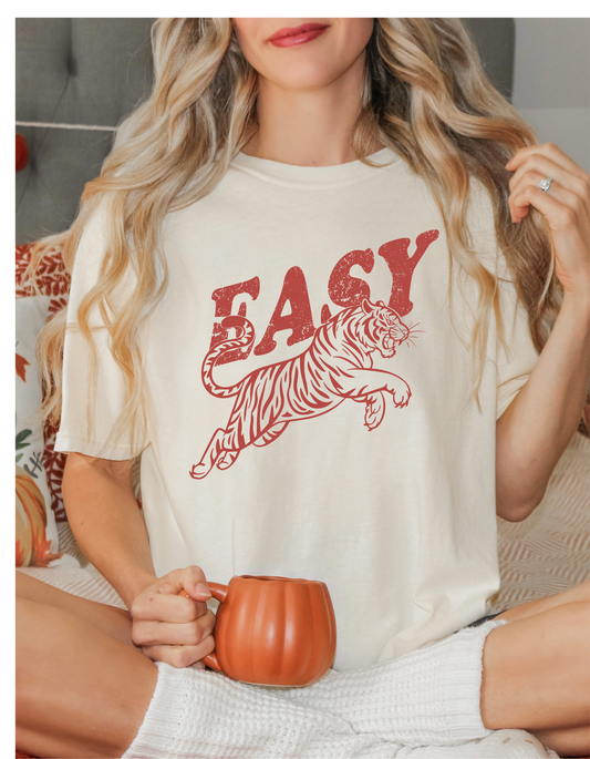 Easy Tiger T-Shirt on Vintage Comfort Colors Tee
